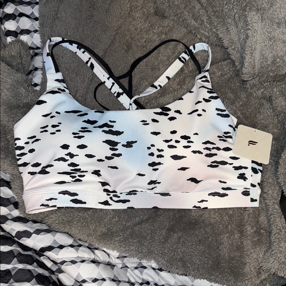 LIMITED Fabletics Black and White Sports Bra Intimates